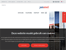 Tablet Screenshot of jansnel.com
